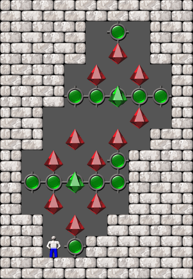 Сокобан More Bugs collections уровень 142